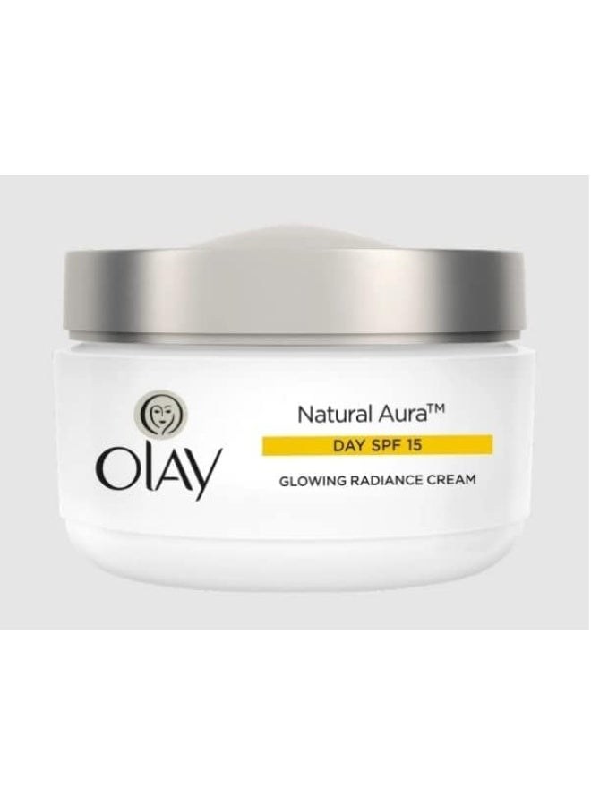 Olay Natural Aura Day SPF 15 Glowing Radiance Cream With Mulberry Extract 50grams - Image 4