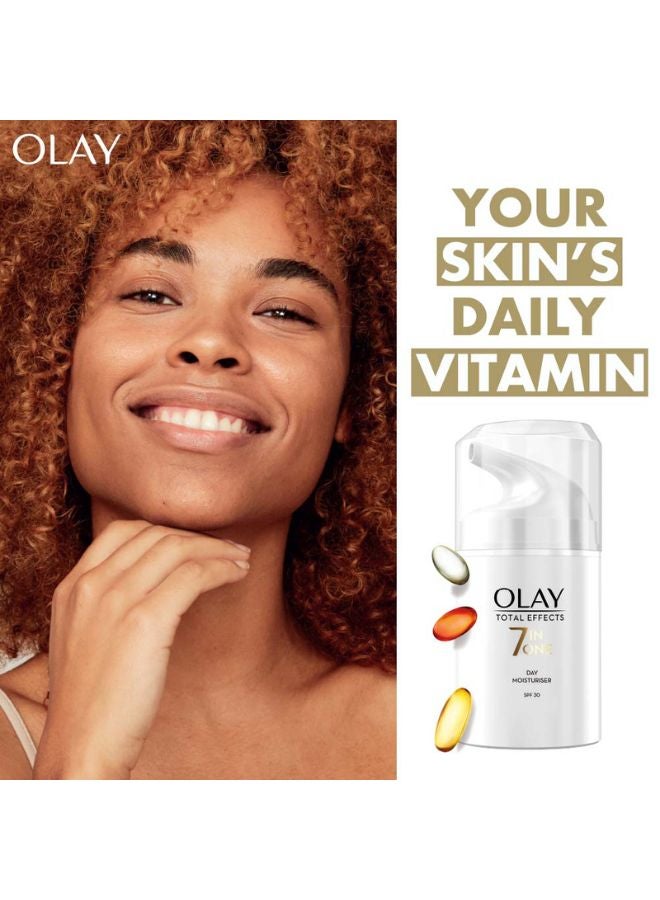 Olay - Total Effects 7 In 1 Moisturiser SPF15 White 50ml - Image 1