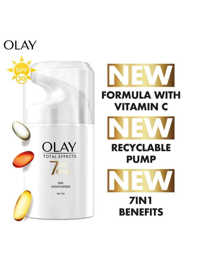 Olay - Total Effects 7 In 1 Moisturiser SPF15 White 50ml - Image 1