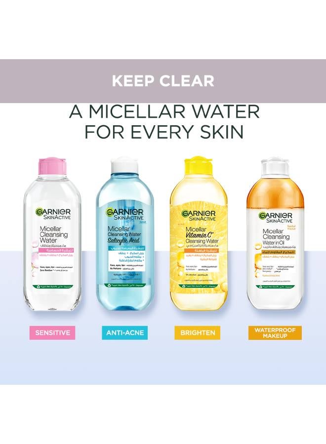 Micellar Cleansing Water, 400ml Packaging May Vary Clear