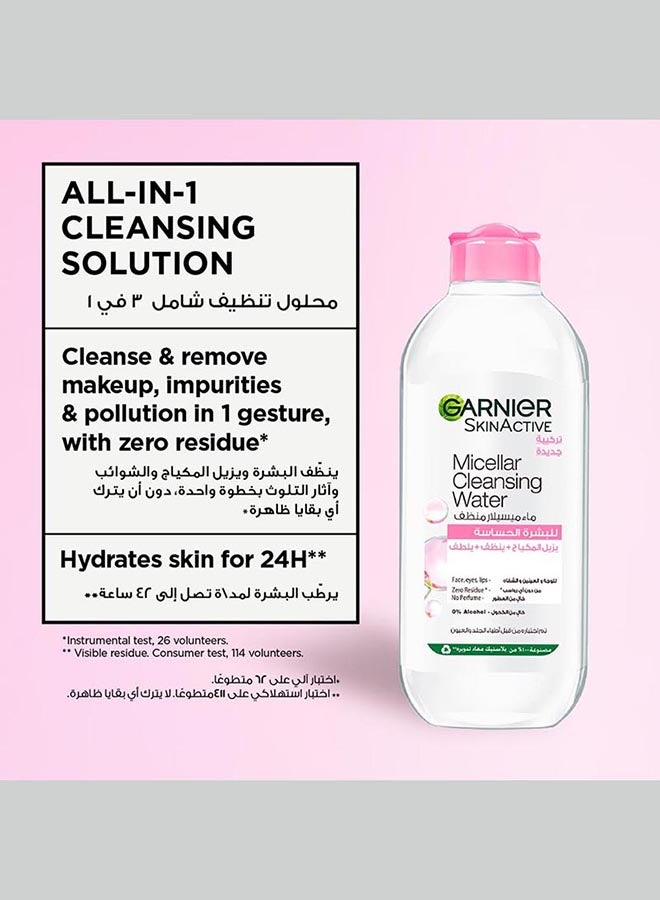 garnier Micellar Water Face Cleanser And Daily Makeup Remover Clear - Image 3