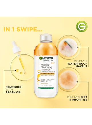 Skin Active Micellar Cleansing Water in Oil, 400ml Clear - view 5