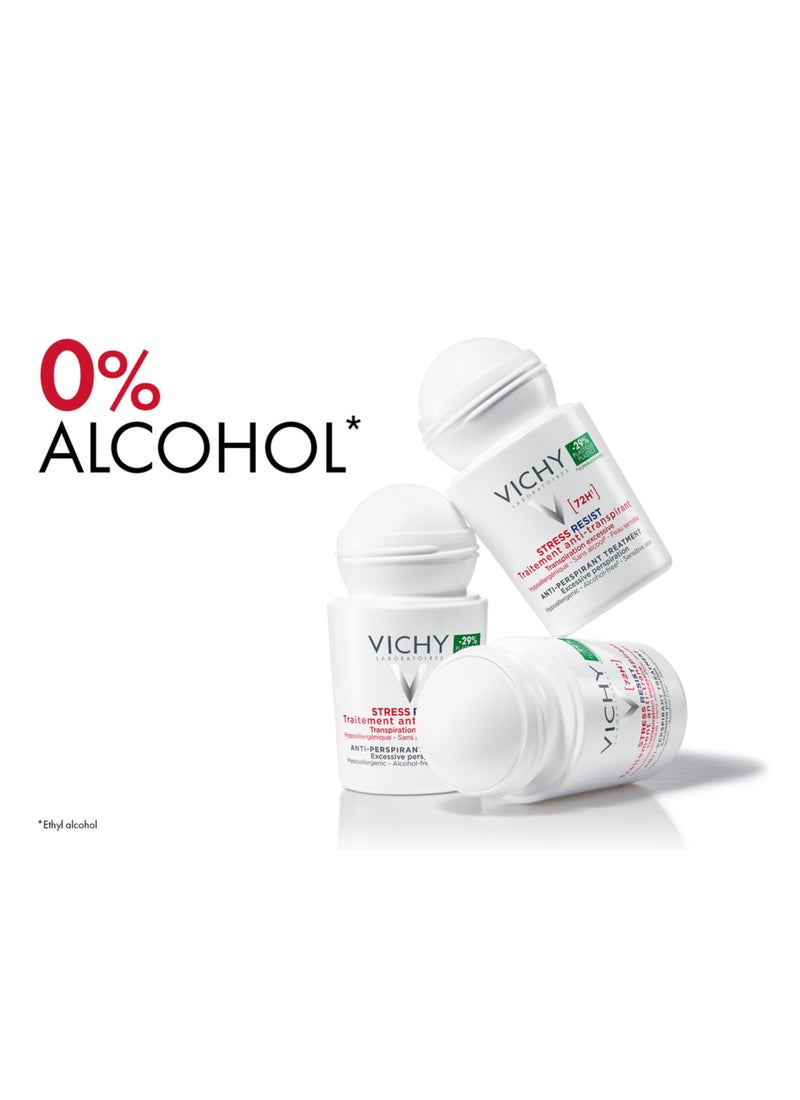 VICHY 72 Hours Stress Resist Excessive Perspiration Deodorant White/Red 50ml - Image 3