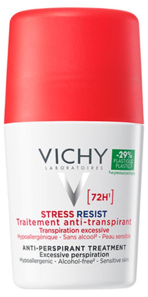 مزيل العرق المفرط عند الضغط يدوم لمدة ٧٢ ساعة ابيض 50ملليلتر