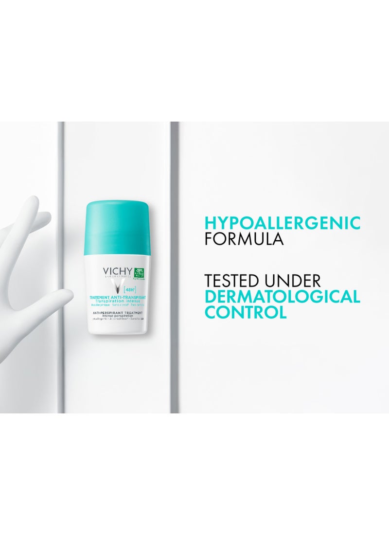 فيشي مزيل العرق الزائد يدوم لمدة ٤٨ ساعة ابيض 50ملليلتر - Image 4