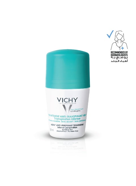 مزيل العرق الزائد يدوم لمدة ٤٨ ساعة ابيض 50ملليلتر