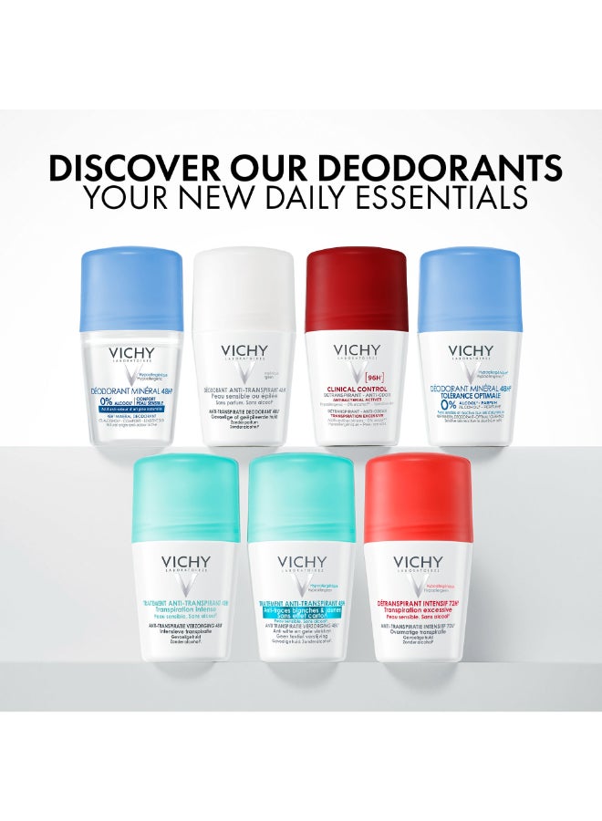 VICHY 48 Hours Anti Perspirant Deodorant Intensive Treatment White/Blue 50ml - Image 4