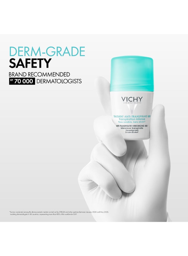 VICHY 48 Hours Anti Perspirant Deodorant Intensive Treatment White/Blue 50ml - Image 5