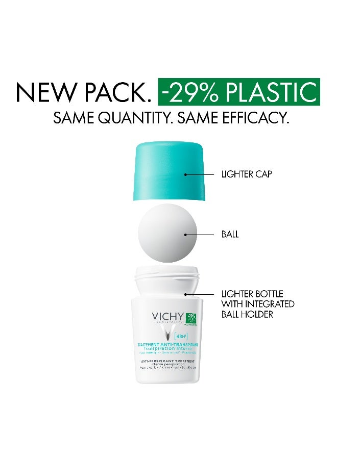 فيشي مزيل العرق الزائد يدوم لمدة ٤٨ ساعة ابيض 50ملليلتر - Image 5