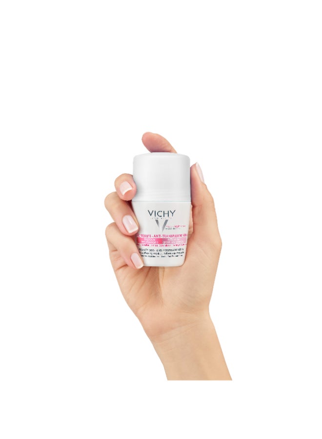 VICHY 48 Hours Anti Perspirant Beauty Deodorant For Women White 50ml - Image 3