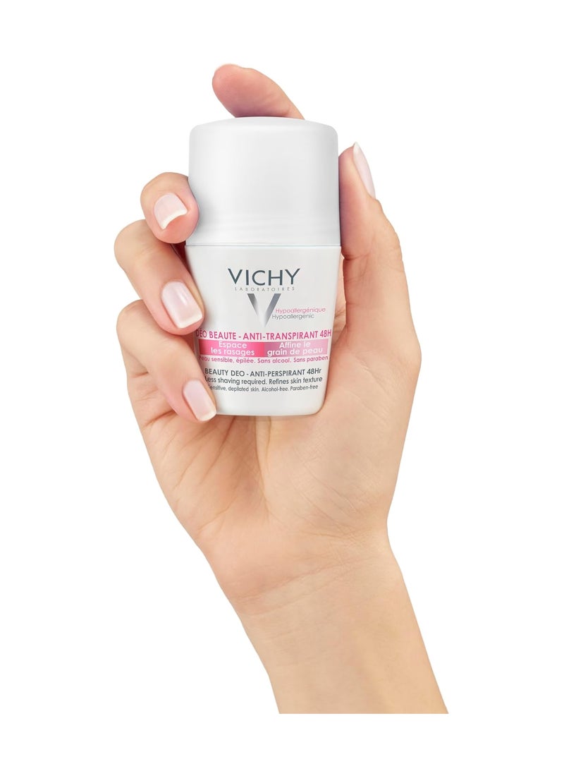 VICHY 48 Hours Anti Perspirant Beauty Deodorant For Women White 50ml - Image 3