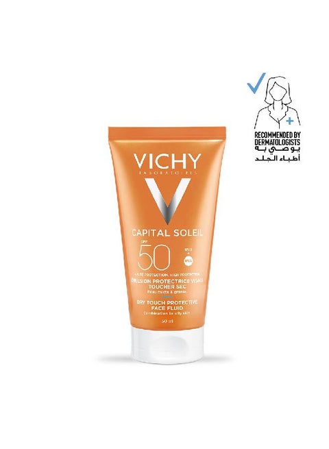 Capital Soleil Dry Touch Anti Shine Sunscreen for Combination to Oily Skin SPF50 50ml