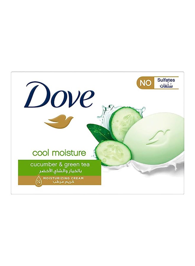 Dove Cool Moisture Cucumber & Green Tea Moisturizing Cream Bar Soap 125grams - Image 1