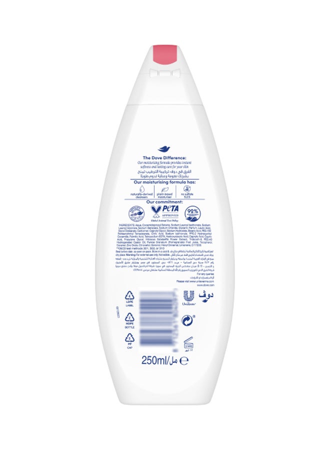 Dove Reviving Body Wash For Skin Moisturising Pomegranate And Hibiscus Tea 250.0ml  - Image 2