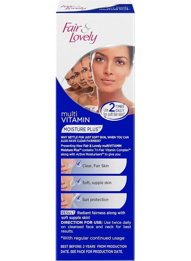 GLOW & LOVELY Moisture Plus Multi-Vitamin Moisturizing Fairness Cream 100grams