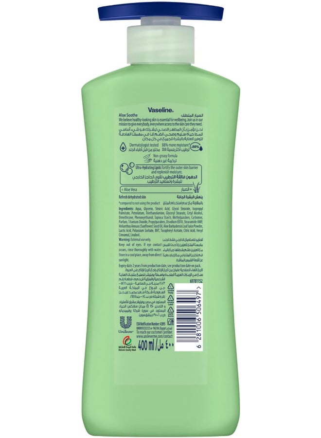 Vaseline - Intensive Care Aloe Soothe Body Lotion 400ml - Image 1