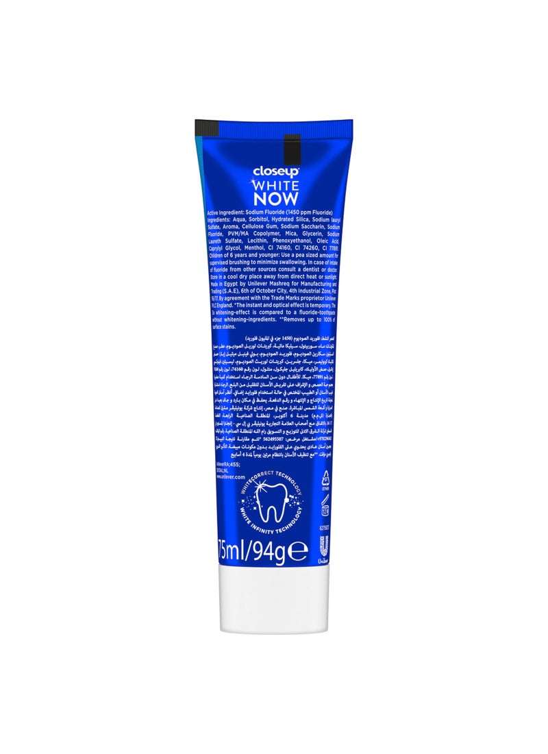 Closeup Toothpaste White Now 75ml  - Image 3