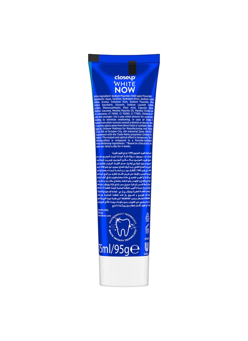 Closeup White Now Toothpaste Gold 75ml  - Image 3