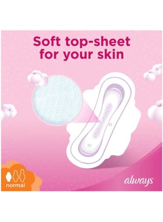 Ultra Thin Cottony Soft Normal Pads With Wings 20 Pieces - view 5