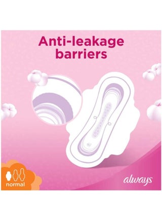 Ultra Thin Cottony Soft Normal Pads With Wings 20 Pieces - view 3