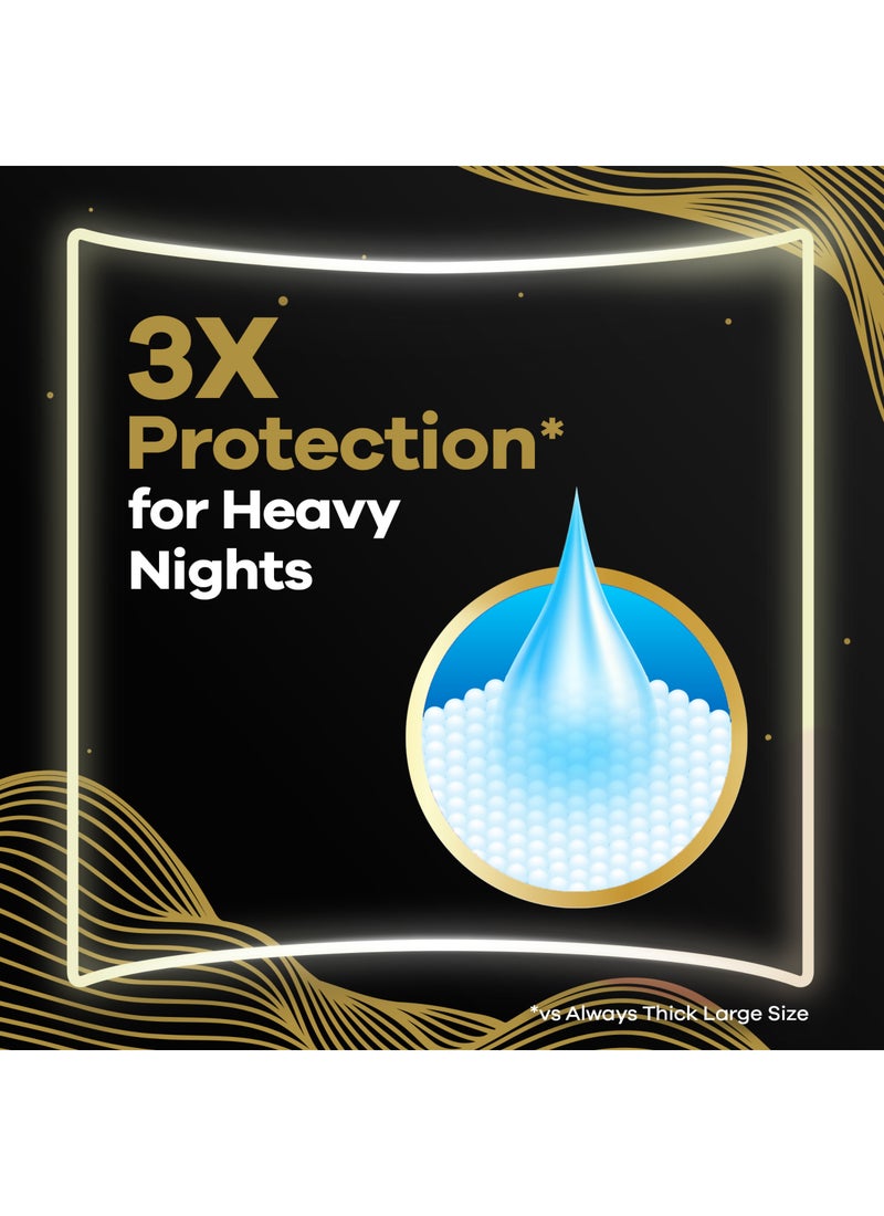 Always XL Night Pads, 3x Protection for Heavy Nights, Maxi Thick, 8 Pads - Image 3
