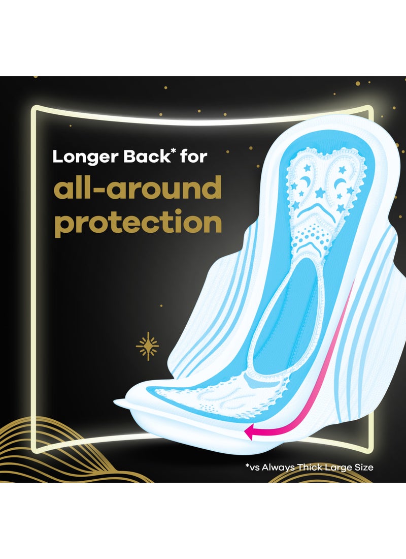 Always XL Night Pads, 3x Protection for Heavy Nights, Maxi Thick, 24 Pads - Image 4