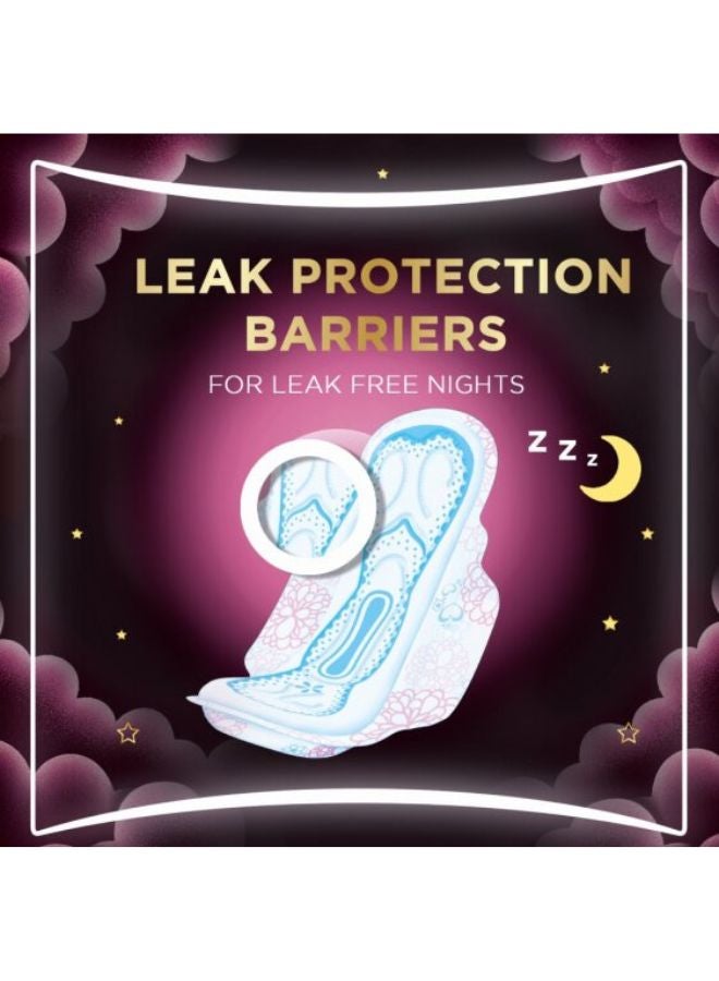 Always Breathable Soft Maxi Thick Night Sanitary Pads With Wings 8 Count  - Image 3
