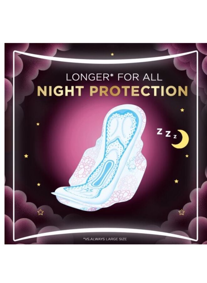 Always Breathable Soft Maxi Thick Night Sanitary Pads With Wings 8 Count  - Image 5