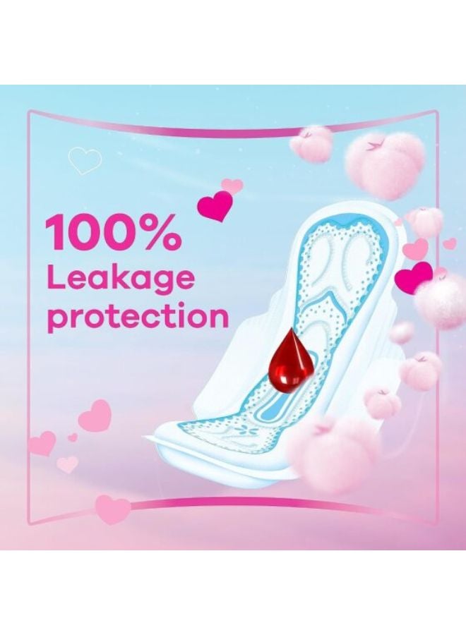 Always - Cotton Skin Love Sanitary Thick Pads Large 50 Count - Image 1