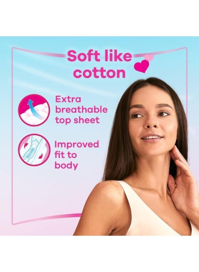 Always - Cotton Skin Love Sanitary Thick Pads Large 50 Count - Image 1