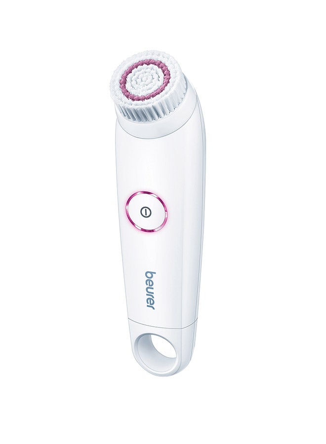 Beurer Facial Cleansing Brush White/Pink 16x4.5x4.5cm  - Image 1