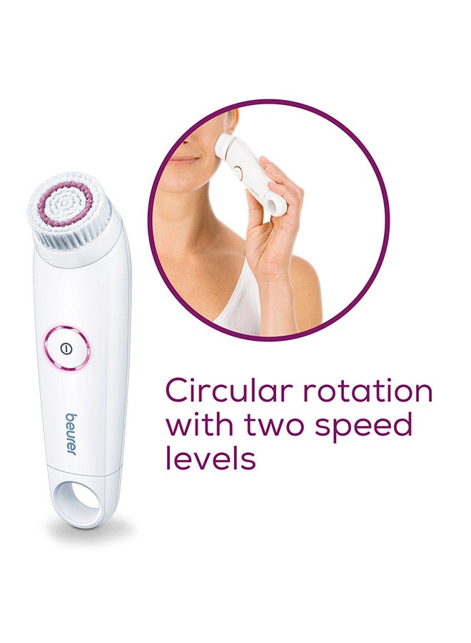 بيورير فرشاة تنظيف الوجه أبيض/ وردي 16x4.5x4.5سم - Image 5