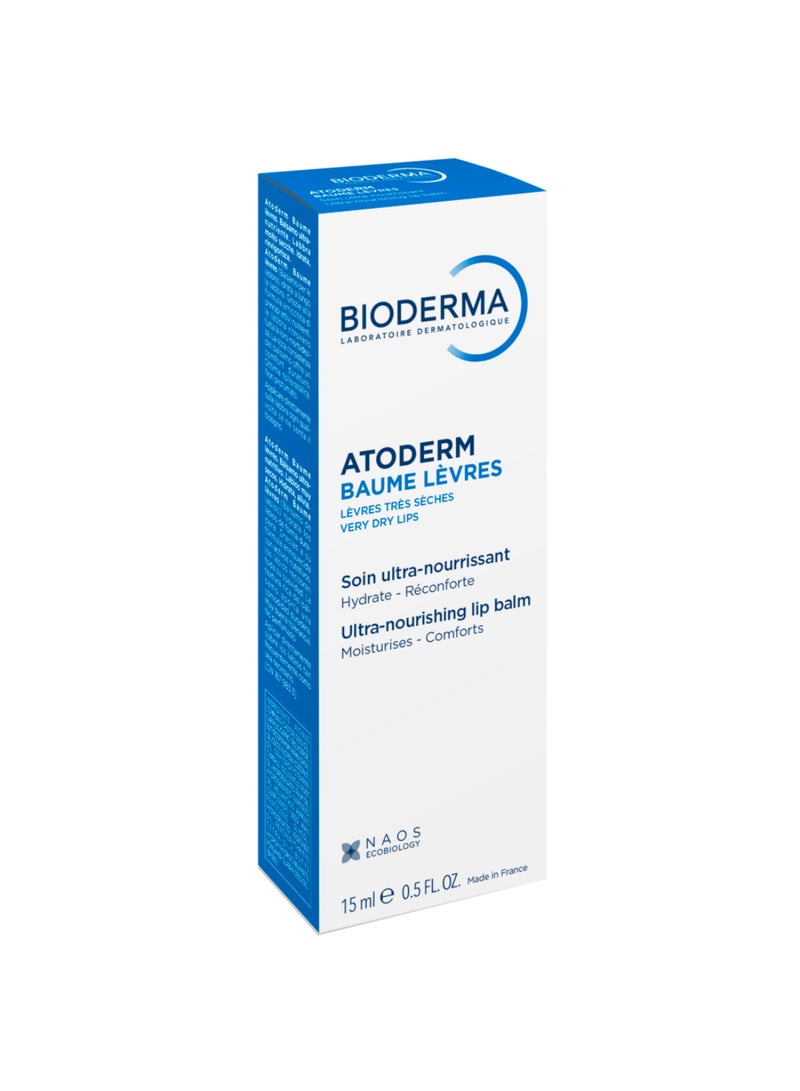 Bioderma Atoderm Levres Restorative Lip Balm 15ml - Image 4