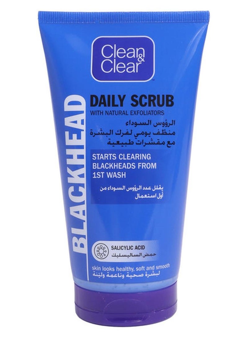Clean & Clear Daily Face Scrub Blackhead Clearing 150ml - Image 1