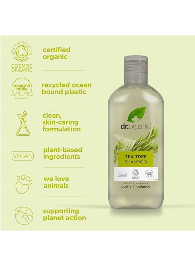 Organic Tea Tree Shampoo Clear 265ml - pnsku/N11305059A/45/_/1722894551/263f1055-a80a-436b-a816-bed487b16eb6