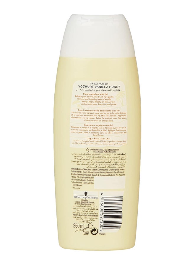 Shower Cream Yoghurt Vanilla Honey Multicolour 250ml - pnsku/N11305104A/45/_/1697700780/a0711a91-cab7-4dbe-9acf-d8aa815899f3