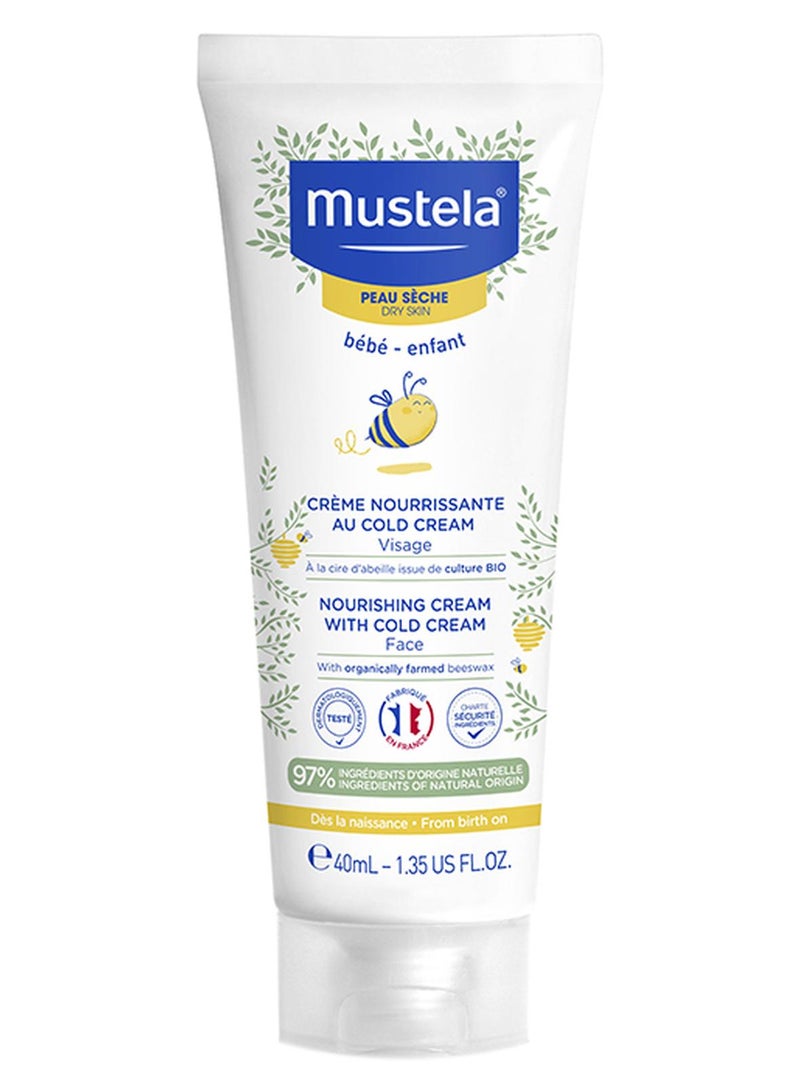 Mustela Baby Nourishing Cold Cream With Farmed Beewax, 40ml - Image 1
