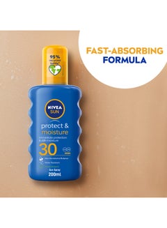 Nivea UVA And UVB Protection Moisture Sun Spray SPF 30 200ml  - Image 4