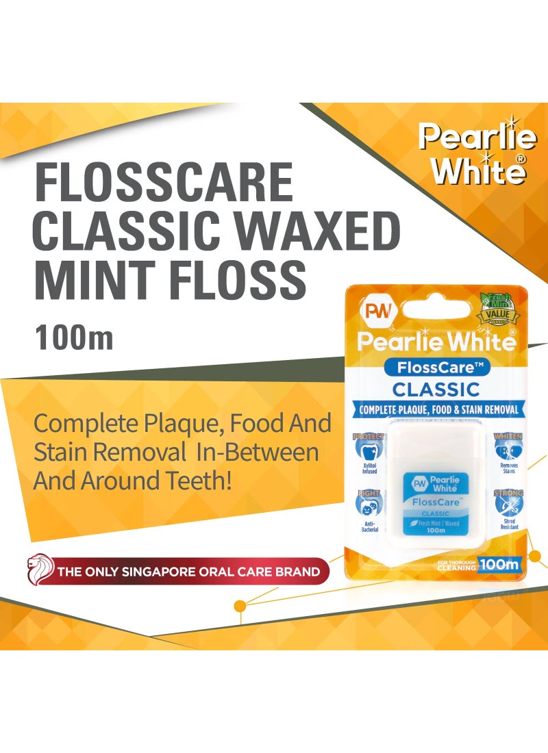 Pearlie White Classic Dental Fresh Mint Floss Care - Image 4