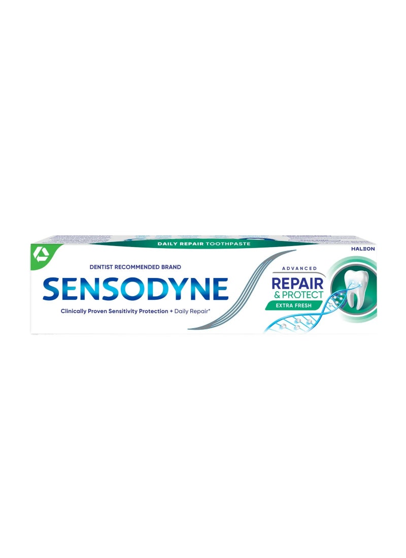 Sensodyne Daily Repair Powered By Novamin, Repair And Protect Extra Fresh Extra Fresh 75ml - Image 1