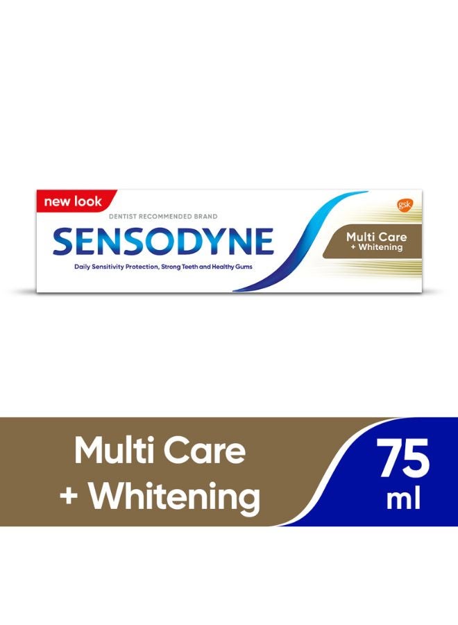 Sensodyne Multi Care With Whitening Toothpaste 75ml