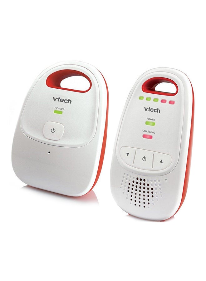 vtech Baby BM1000 Digital Audio Baby Monitor, White/Red | Long 300M Range, 5 Volume Levels, Crystal Clear Sound, DECT Digital Technology 14 Hours Battery Life - Image 3