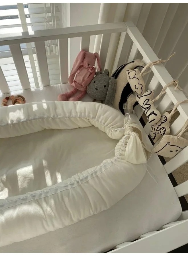 CHILDHOME Playpen 94 With Swivel Wheels - White