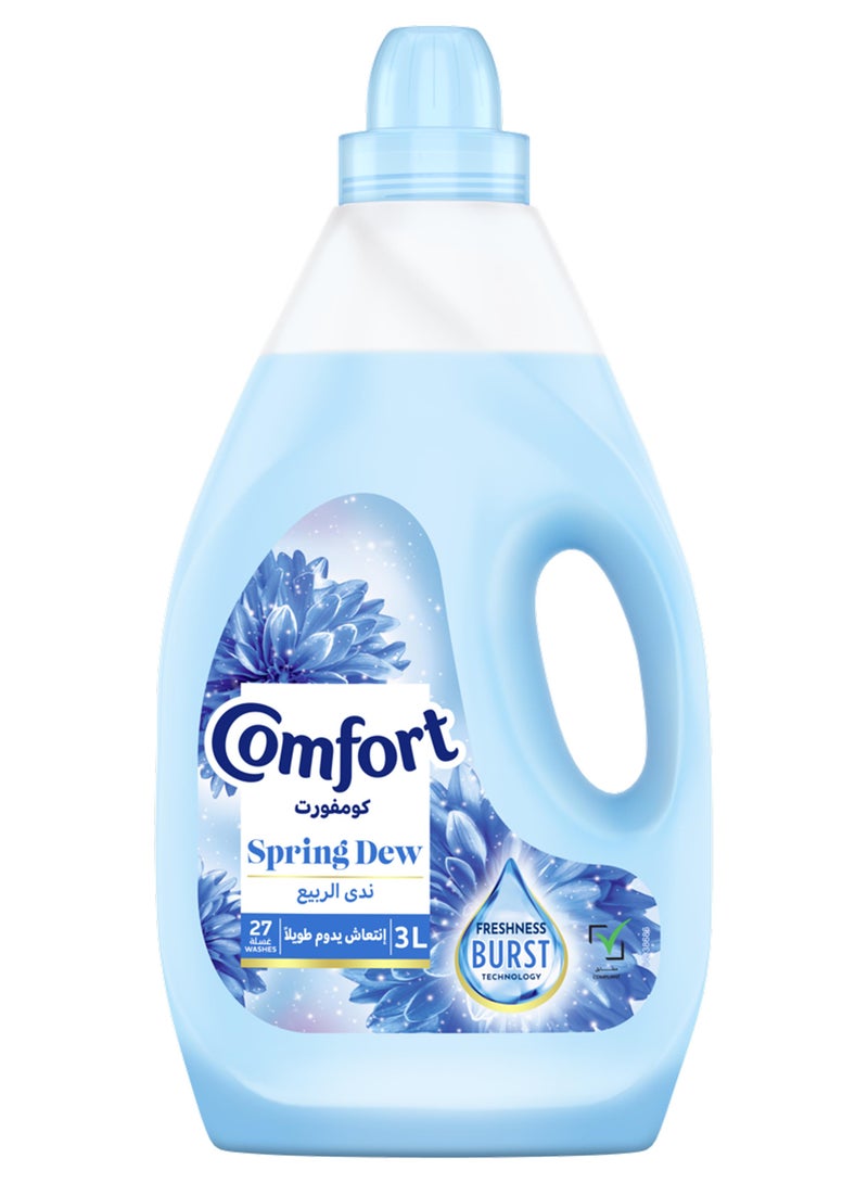 Comfort Fabric Softener Spring Dew For Fresh And Soft Clothes 3.0Liters - Image 1