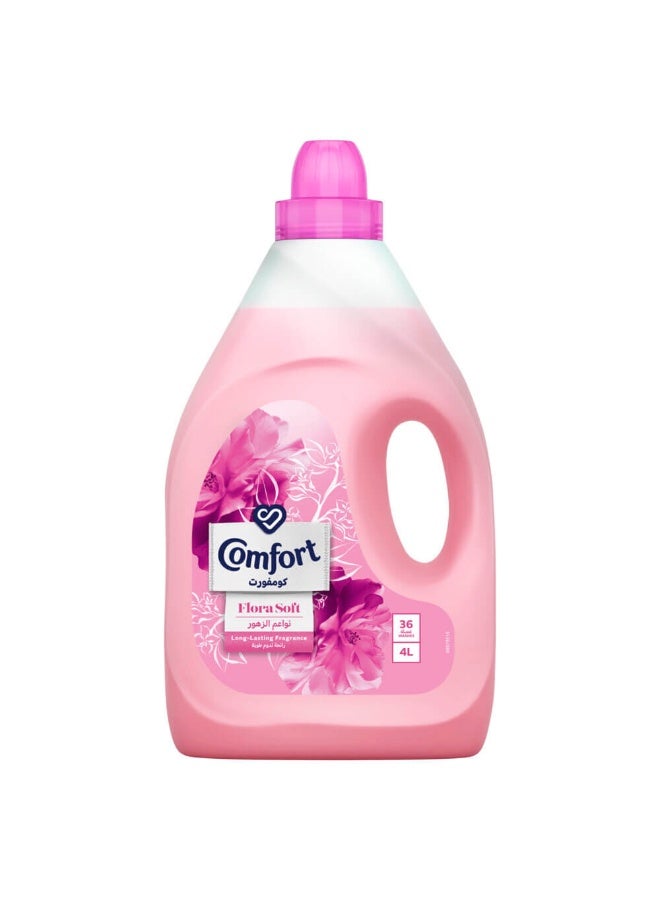Comfort - Flora Soft Fabric Softener, 4 Liter - Image 1