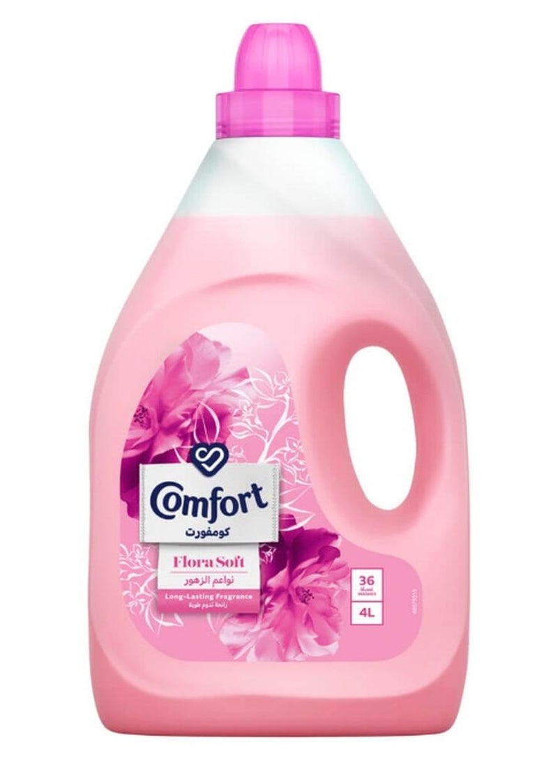 Comfort Flora Soft Fabric Softener, 4 Liter - Image 1