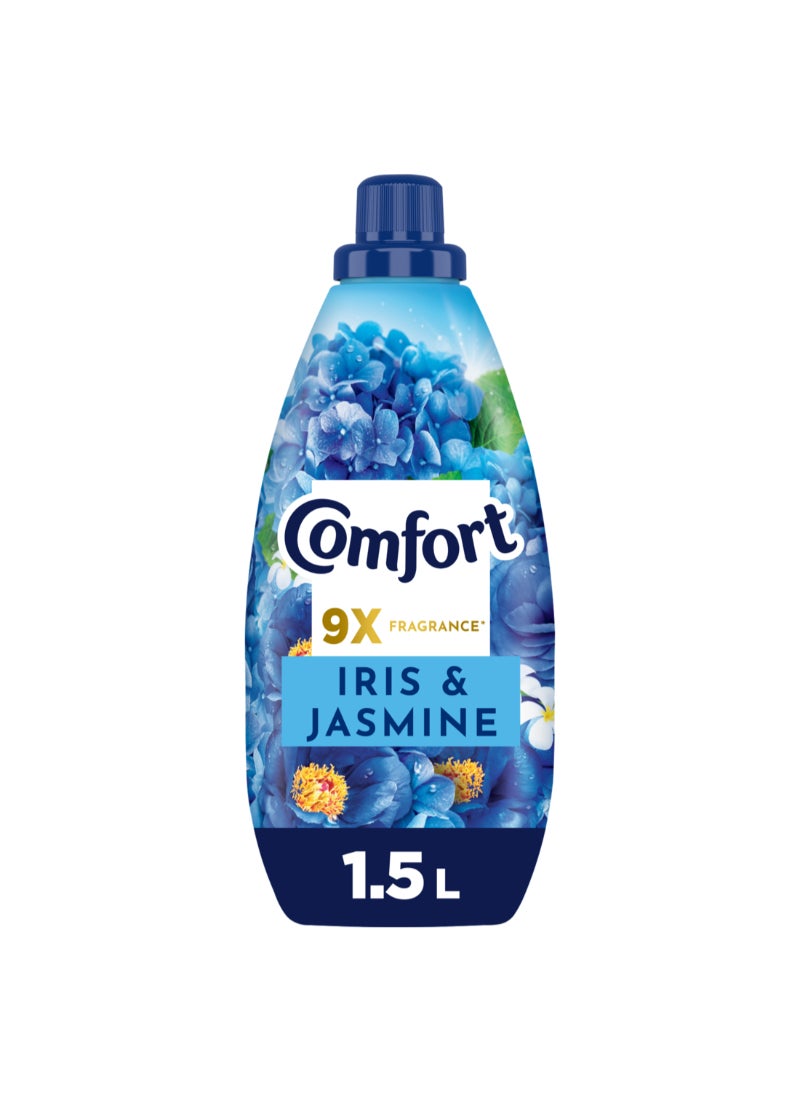Comfort Ultimate Care Concentrated Fabric Softener, For long-lasting Fragrance, Iris And Jasmine, Complete Clothes Protection 1.5Liters - Image 1