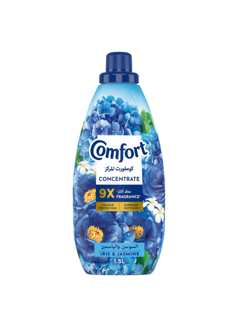 Comfort Ultimate Care Concentrated Fabric Softener, For long-lasting Fragrance, Iris And Jasmine, Complete Clothes Protection 1.5Liters - Image 2