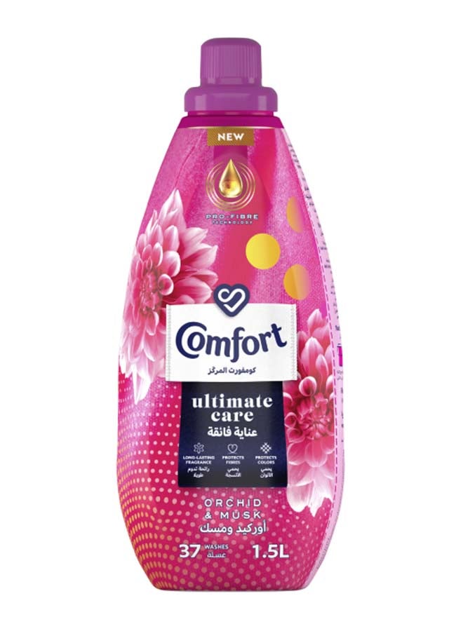 Comfort Concentrated Fabric Softener Orchid And Musk For Long Lasting Fragrance 1.5Liters  - Image 1
