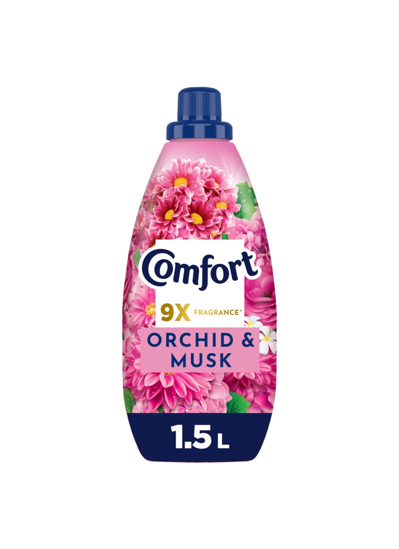Comfort Concentrated Fabric Softener Orchid And Musk For Long Lasting Fragrance 1.5Liters - Image 1